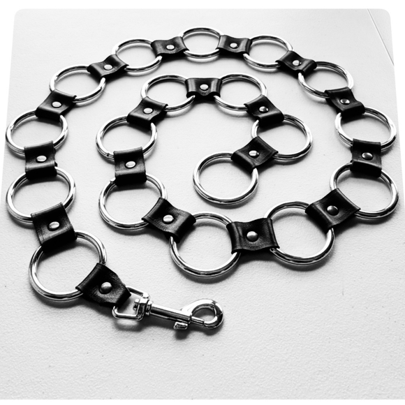 Genuine Leather "O" ring belt  🖤 Custom orders - Picture 4 of 7